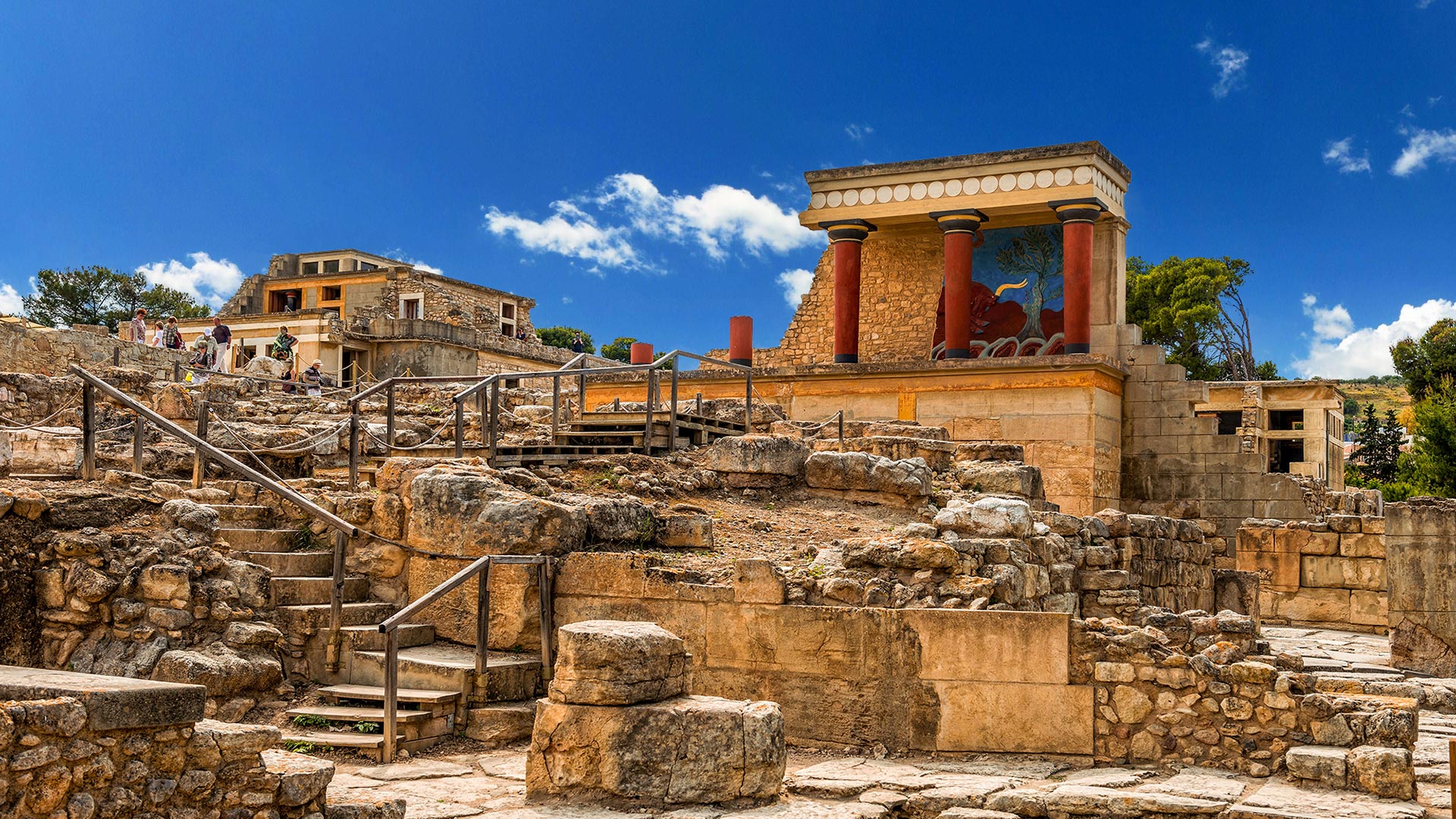 The Minoan Palace Of Knossos Crete